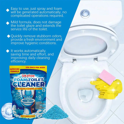 Splashs Foam Toilet Cleaner Toilet Bathroom Deodorization Foam Odor Removal Air Freshener Toilet Cleaning Effervescent Tablet