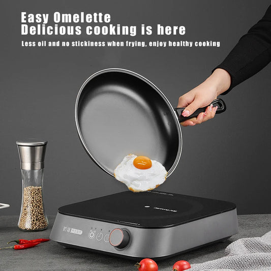 Non-Stick Frying Pan Mini Wok Omelette Pancake Steak Frying Pan Gas Induction Cooker Universal Household Kitchen Cookware Pan
