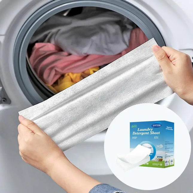 Lot de 60 lessives écologiques en feuilles de savon - E-menage