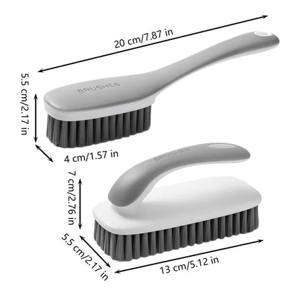 Lot de 2 brosses à linge anti-taches pour chaussures , pour vêtements en tissu - E-menage
