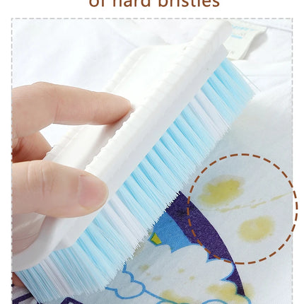 Laundry Brush Clothing Cleaning Tools Not Damaging Clothes Anti Slip Grip Soft Hard Bristled Brushes Clothes Scrubbing Brush - E-menage