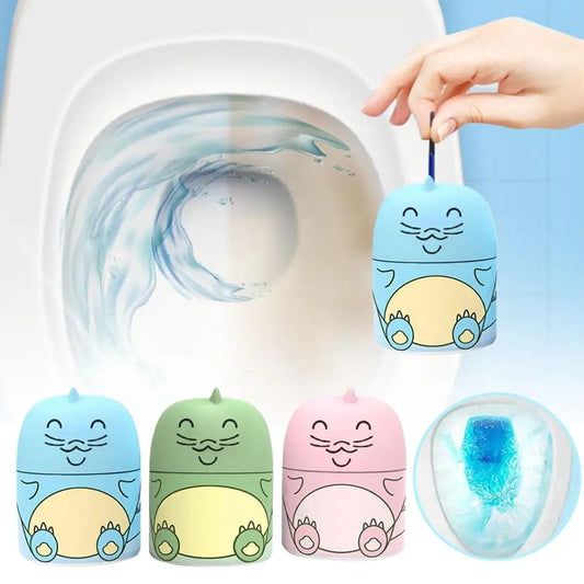 Dinosaur Toilet Cleaner Blue Cube For Bathroom Clean Ceramic Surfaces Powerful Stain Removal Deodorizer Long Lasting Freshness