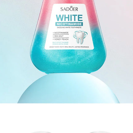 Niacinamide Toothpaste Whitening Teeth Remover Stain Cleans Teeth and Mouth Fresh Breath Toothpaste 220g