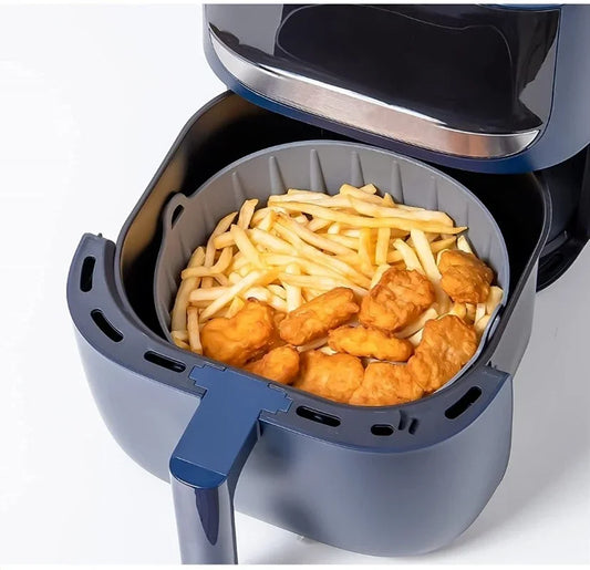 AirFryer Silicone Pot Multifunctional Air Fryers Oven Accessories Bread Fried Chicken Pizza Basket Baking Tray Baking Dishes