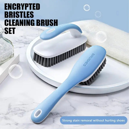 Lot de 2 brosses à linge anti-taches pour chaussures , pour vêtements en tissu - E-menage