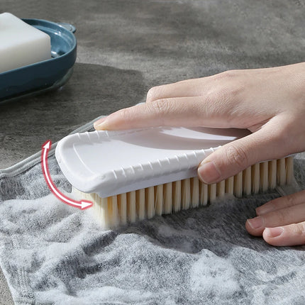 Laundry Brush Clothing Cleaning Tools Not Damaging Clothes Anti Slip Grip Soft Hard Bristled Brushes Clothes Scrubbing Brush - E-menage