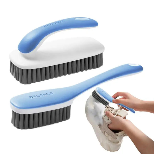 Lot de 2 brosses à linge anti-taches pour chaussures , pour vêtements en tissu - E-menage