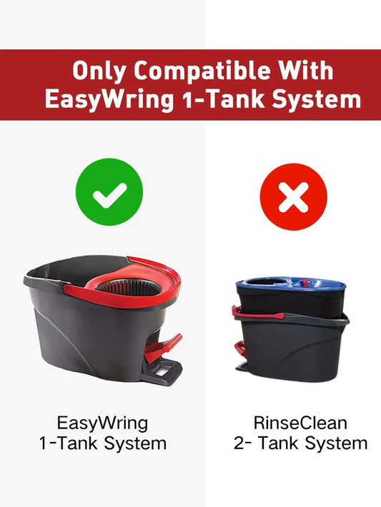 1 Rotating Mop Base Compatible with O-cedar and Vileda, Replacement Parts Fits For 1 Tank 360° Spin Mop Accessory