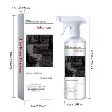 Toilet Bowl Cleaner Powerful Stain Remover for Urine Scale Hard Water Stains Fast Decontamination Ceramic Tile Polishing Spray