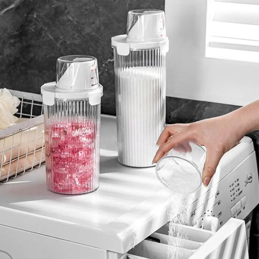 Distributeur de lessive transparent - E-menage