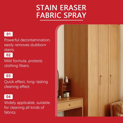 Spray nettoyant pour tissus, nettoie en douceur - E-menage