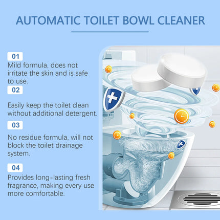 Toilet Bowl Cleaner  Cleaning 10 Tablets Blue Bubble  Powerful Deodorizer For Bathroom Wc  Descaling And Deodorize Toilet Cleane