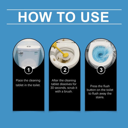 Toilet Cleaning Tablets Gently Remove Dirt and Reduce Odors Daily Bathroom Cleaning Toilet Cleaner Maintenance Accessories