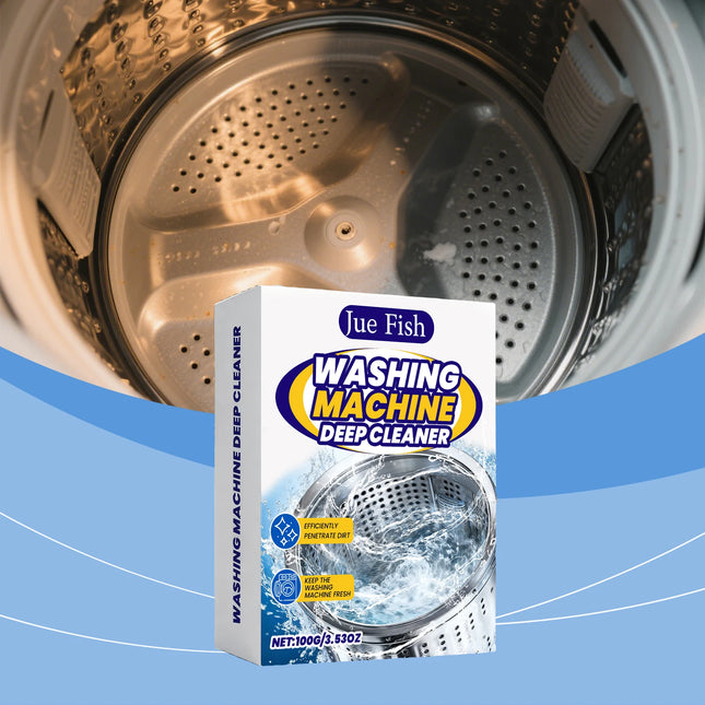 JUE-FISH Washing Machine Cleaner Powerful Remove Limescale Restore Shiny Eliminate Odor Freshing Laundry Machine Cleaning Powder