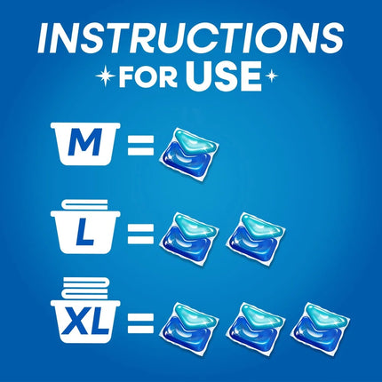 Ultra Everyday Clean Laundry Detergent Pacs Color Safe High Efficiency Original Scent 76 Loads Easy Use Premeasured Packs