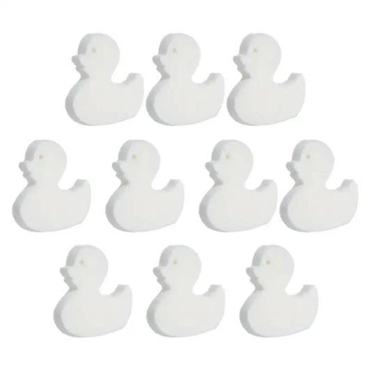1/5/10 Pcs Oil-absorbing Sponge Duck Shaped Convenient Scum Removal Sponge For Hot Tubs Swimming Pools