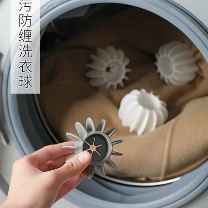 Laundry Ball Reusable Clothes Hair Cleaning Pet Hair Remover Washing Machine Cat Hair Catcher anti tangling drum Laundry Ball - E-menage