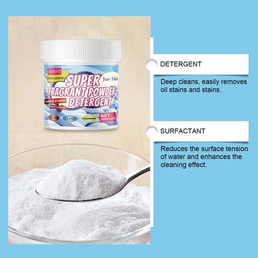 Lessive en poudre détachante puissante 100g - E-menage