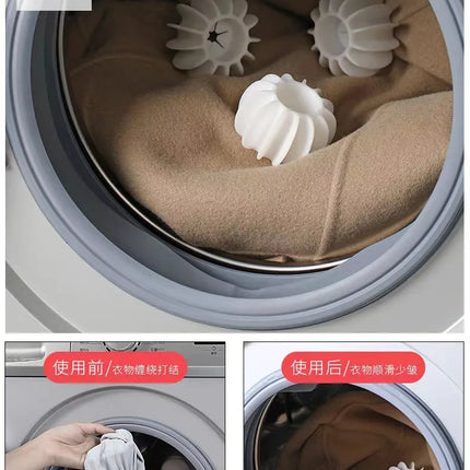 Laundry Ball Reusable Clothes Hair Cleaning Pet Hair Remover Washing Machine Cat Hair Catcher anti tangling drum Laundry Ball - E-menage