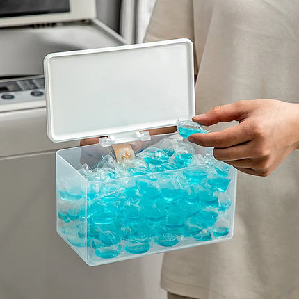 Boîte de rangement hermétique et étanche pour lessive en poudre - E-menage