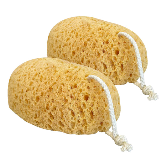 2pcs Soft Bath Sponge Exfoliating Loofah Shower Puff Cleansing Tool Foaming Esponja De Sponges Scrubbers Household Merchandises