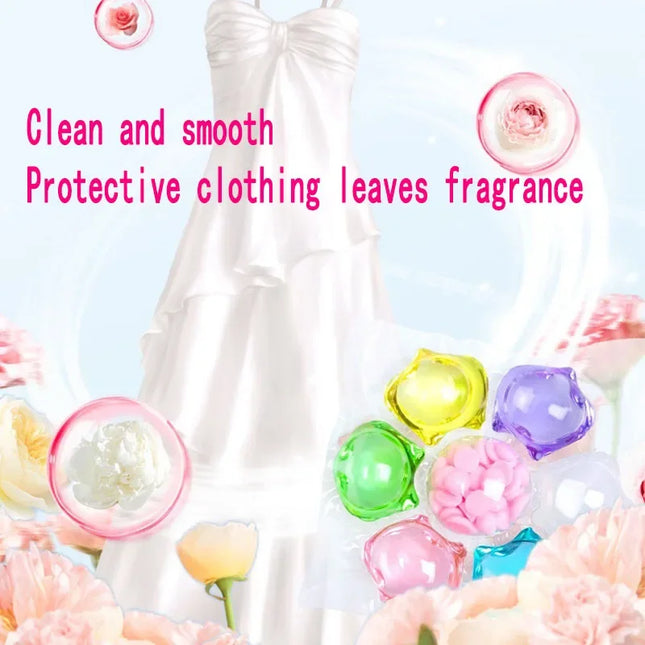 7 in 1 Fragrance Multi-purpose Strong Detergent Sweat Removal Cleaning Concentrated Laundry Detergent Beads Softener Gel