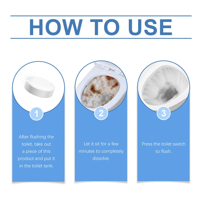 Toilet Bowl Cleaner  Cleaning 10 Tablets Blue Bubble  Powerful Deodorizer For Bathroom Wc  Descaling And Deodorize Toilet Cleane