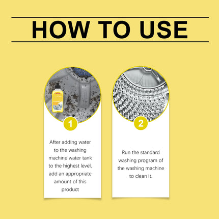 Nettoyant pour Machine à Laver JAKEHOE – Nettoyage en Profondeur Anti-Odeurs et Anti-Bactérien | Élimine la Saleté et le Calcaire | Formule Écologique, Fraîcheur Durable – 100 ml