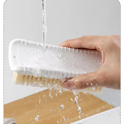 Laundry Brush Clothing Cleaning Tools Not Damaging Clothes Anti Slip Grip Soft Hard Bristled Brushes Clothes Scrubbing Brush - E-menage