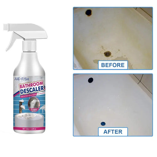 Bathroom Cleaning Spray Shower Glass Descaler Anti Mold Cleaning Bathtub Toilet Descaling Limescale Cleaner Bathtub Cleaner Foam