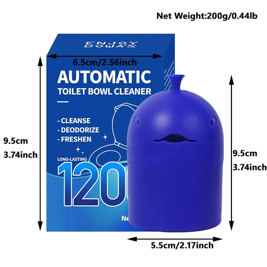 1/2pcs Toilet Cleaners Portable Long-Lasting Powerful Deodorant Slow-Release Effervescent Agent for Bathroom Automatic Cleaning