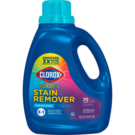 Powerful Stain Remover Laundry Additive Bleach Free Color Safe Multi-Surface Cleaner 88 Fl Oz Odor Eliminator Brightens Whites