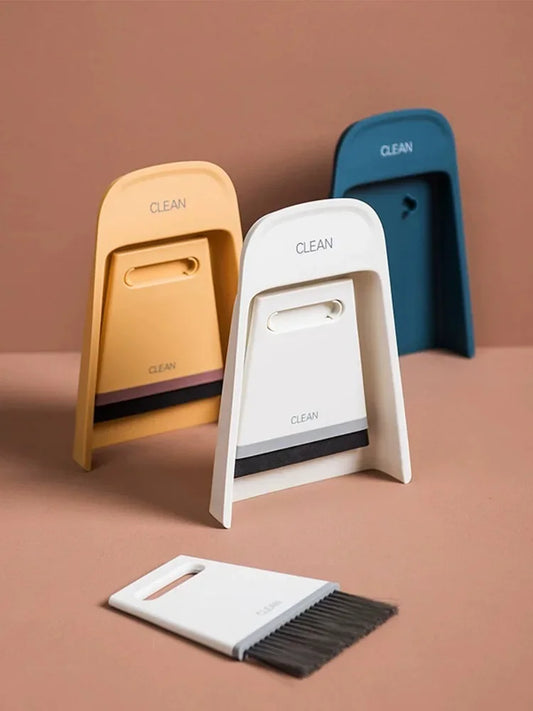 Compact & Handy Mini Broom Set for Effortless Desk Cleanup