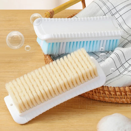Laundry Brush Clothing Cleaning Tools Not Damaging Clothes Anti Slip Grip Soft Hard Bristled Brushes Clothes Scrubbing Brush - E-menage
