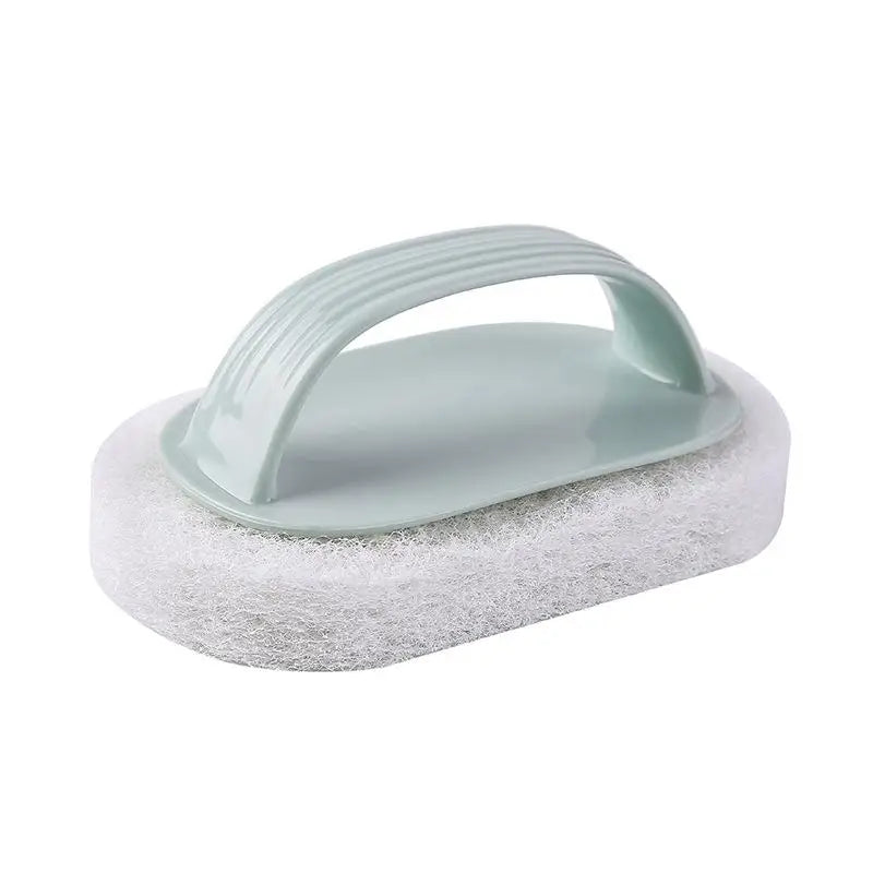Household Bathroom Tools Handle Sponge Brush To Clean Bathtub Tile Cleaner Blue Soft Magic Sponge Eraser Kitchen Supplies