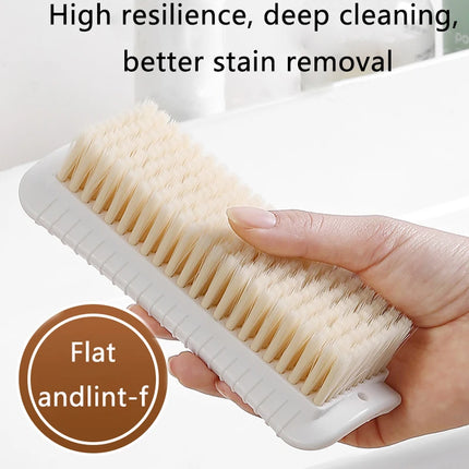 Laundry Brush Clothing Cleaning Tools Not Damaging Clothes Anti Slip Grip Soft Hard Bristled Brushes Clothes Scrubbing Brush - E-menage