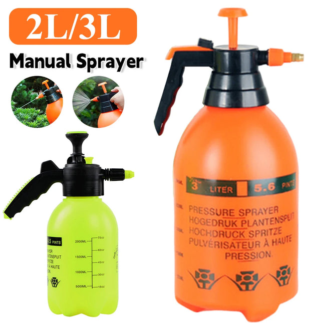 Pulvérisateur d'eau manuel à pression 2 L/3 L - E-menage