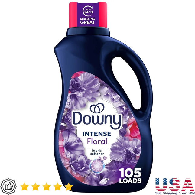 Adoucissant Liquide Concentré Floral – Fraîcheur Longue Durée 60 Jours, 105 Lavages | Haute Efficacité, Sans Produits Chimiques, 3,5L