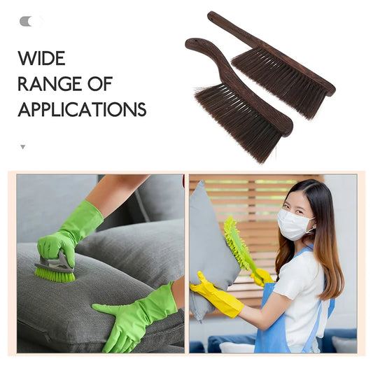 Soft bristle anti-static household cleaning broom with long handle, bedroom brush on the bed, carpet magic tool, dust removal