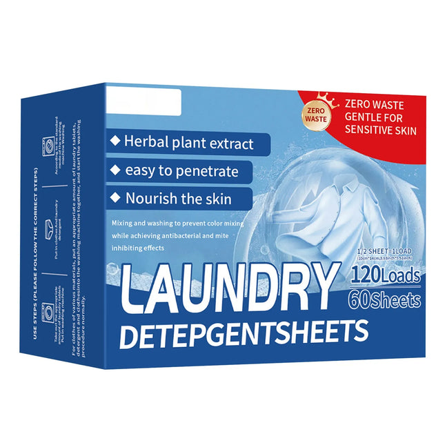 New!Portable Laundry Tablets Concentrated Stain Removal Instant Bubble Tablets Fresh Linen Scent Household Laundry Paper
