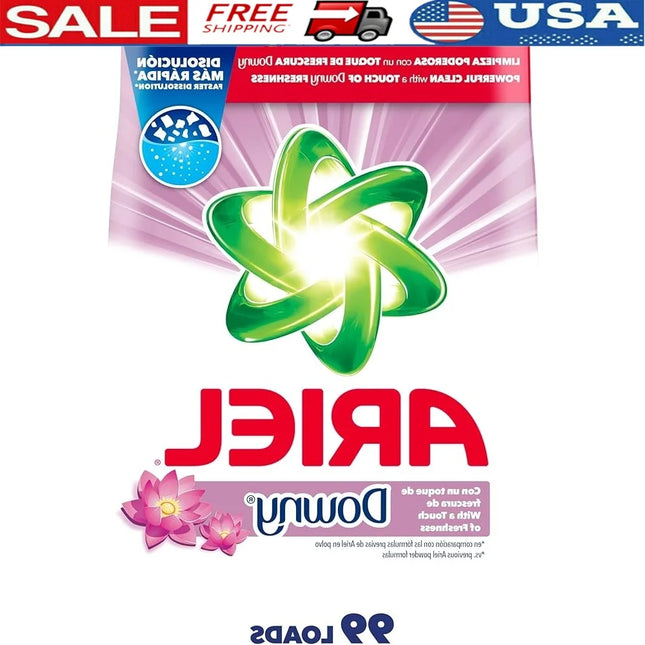 Powder Laundry Detergent 158oz Fresh Scent 2X Cleaning Power Fast Dissolving Easy to Use Front Top Load Safe Phosphate Free 99