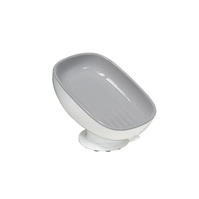 Porte-savon auto-drainant avec ventouse super puissante - E-menage