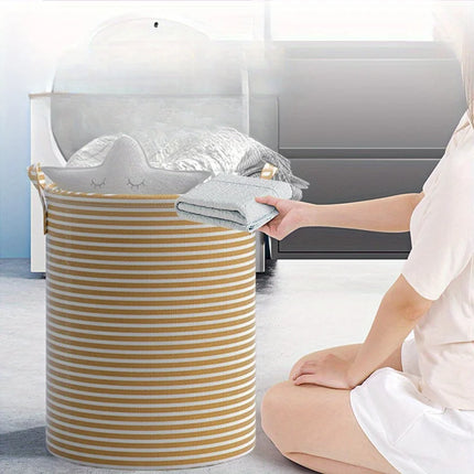 Panier à linge épais et haut avec poignées - E-menage
