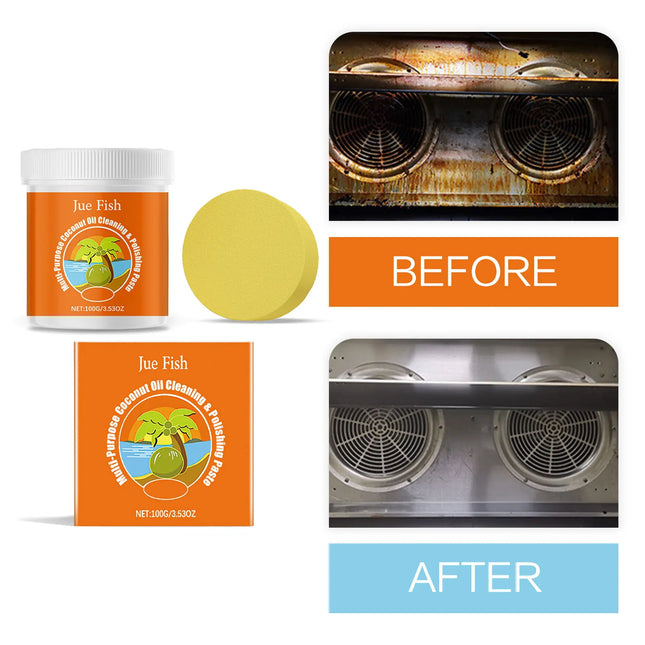 Nettoyant multi-usages en pâte pour éliminer les taches de cuisine, détartrant pour salle de bain - E-menage