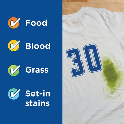 Powerful Stain Remover Laundry Additive Bleach Free Color Safe Multi-Surface Cleaner 88 Fl Oz Odor Eliminator Brightens Whites