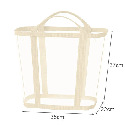 Panier à linge avec poignée, en nylon respirant, pliable et portable, pour vêtements sales - E-menage