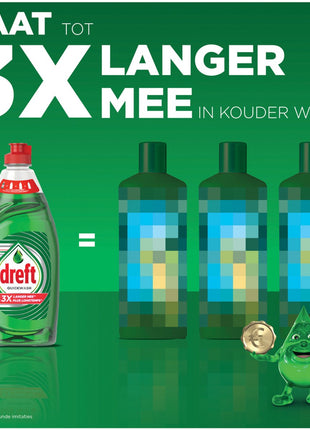 Dreft Platinum -Quickwash -Original -Lessive Liquide - 10 x 350 ml - Pack de 10 - E-menage