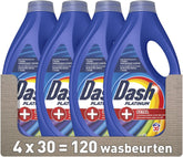 Lessive liquide Dash Platinum + Détachant Extra pour linge coloré- Pack de 4 - E-menage