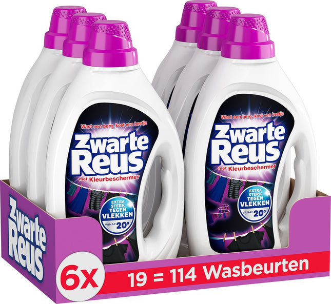 Black Giant Gel - Liquid Detergent - 6-Pack Value Pack 