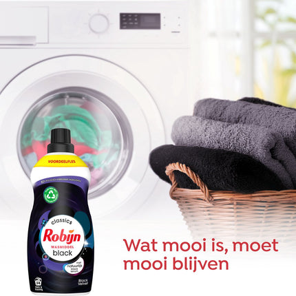 Détergent liquide Robijn Klein & Powerful Black Velvet - Pack de 2 - E-menage